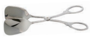 S/S SCISSOR TYPE CAKE TONG L18CM