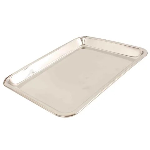S/S RECTANGLE TRAY 56X35X2CM