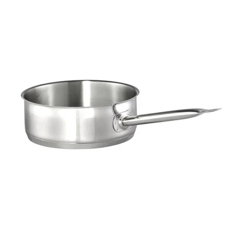 18-8 S/S LOW SAUCE PAN W/O LID D20XH9CM, 2.5L