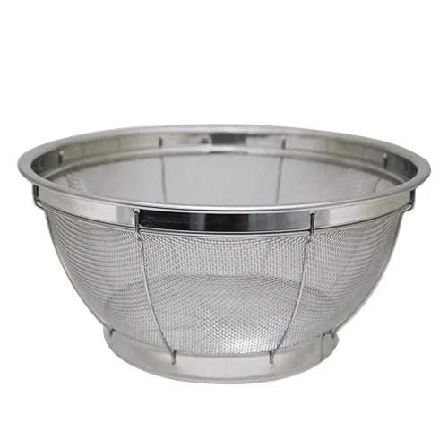S/S 18-8 ROUND COLANDER D33CM