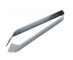 S/S FISH BONE TWEEZER STRAIGHT BLADE