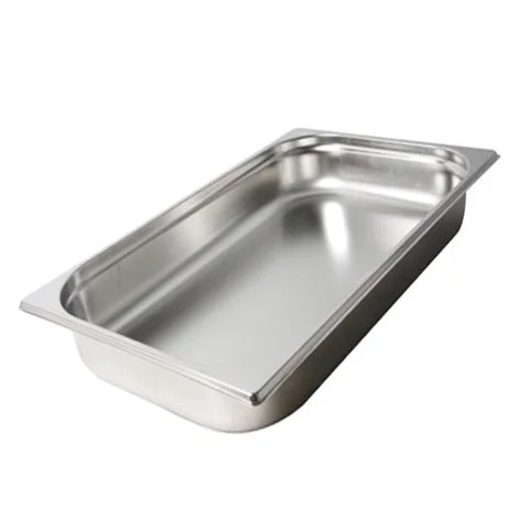 201 S/S GN PAN 1/1 SIZE, 100MM DEEP, THICKNESS 0.6MM, STEELCRAFT BY SAFICO