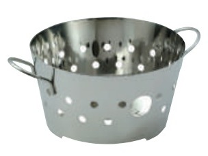 S/S ROUND FOOD WARMER 165X95MM