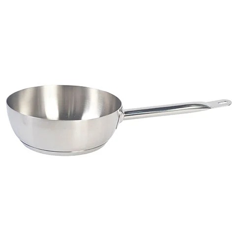 18-8 S/S CONICAL SAUTE PAN D20XH6.5CM, 1.6L