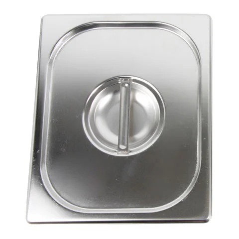 201 S/S SOLID COVER FOR GN PAN 1/6 SIZE, THICKNESS 0.7MM, STEELCRAFT BY SAFICO