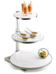 ROUND TIERED RISER ONE BY ONE 15¼X17X17½"