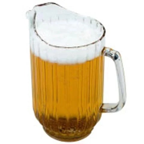 POLYCARBONATE JUG/PITCHER 1.8L/60OZ, D13XH20CM
