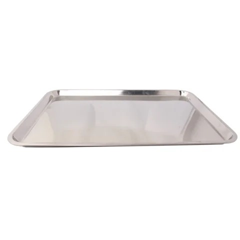 S/S RECTANGLE TRAY 56X40X2CM