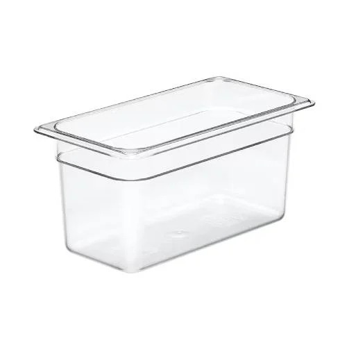 FOOD PAN 1/3 SIZE, 8" DEEP, CLEAR, CAMBRO