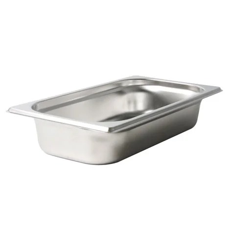 201 S/S GN PAN 1/3 SIZE, 65MM DEEP, THICKNESS 0.6MM, STEELCRAFT BY SAFICO