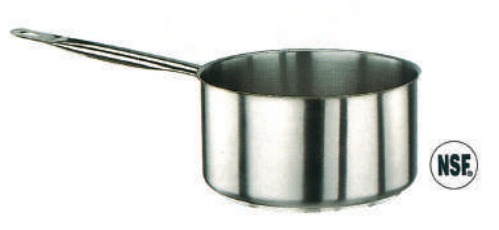 LOW SAUCE PAN 1 HANDLE W/O COVER D20XH10CM, 3.1L