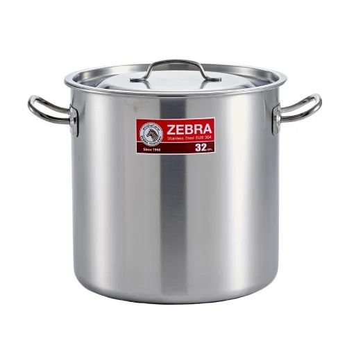 ZEBRA S/S STOCK POT D32XH23CM, 18.5L