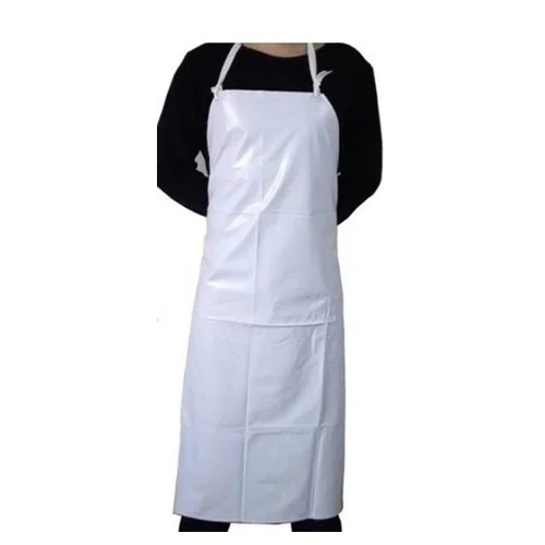 PVC APRON L105XW77CM, WHITE