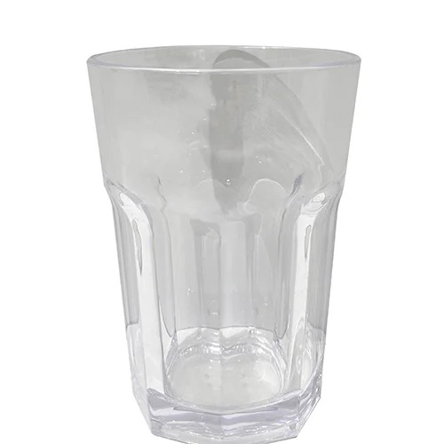 ACRYLIC HIBALL TUMBLER D8.5XH12CM, 400ML, GRANITY CLEAR