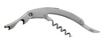 S/S WAITER CORKSCREW & CAP LIFTER CURVE