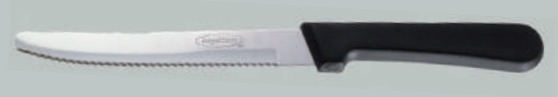 NYLON HANDLE STEAK KNIFE L22CM W/ S/S BLADE 12CM