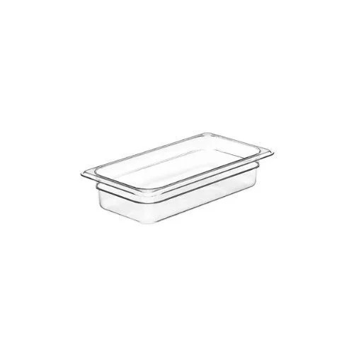 FOOD PAN 1/3 SIZE, 2.5" DEEP, CLEAR, CAMBRO