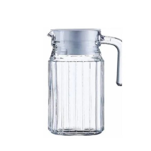 QUADRO GLASS JUG W/ LID, 500ML-16¾OZ, LUMINARC