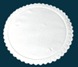 TISSUE COASTER PLAIN W/ FLOWER EDGES