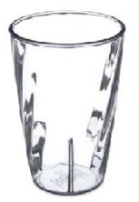 SWIRL POLYCARBONATE TUMBLER CLEAR 8OZ