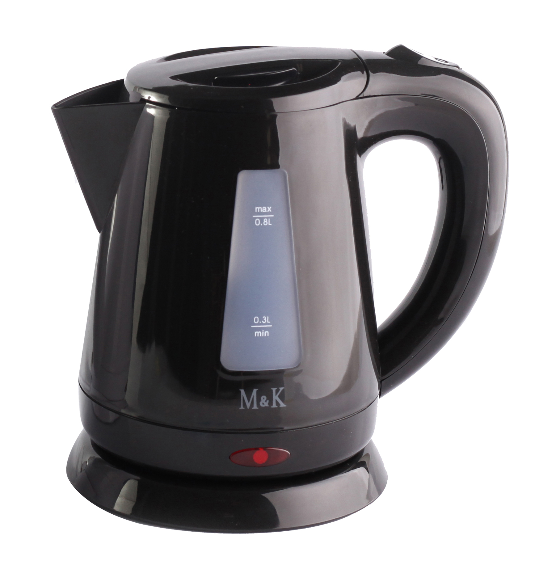 EMERALD ELECTRIC KETTLE BLACK 0.8L, 220V-240V, 50/60HZ, 1100W W/ M&K LOGO