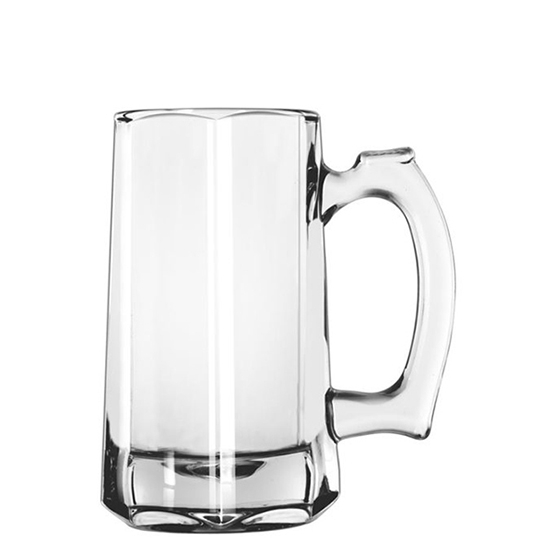 BEER STEIN GLASS 12OZ, 355ML, H149XD114MM, LIBBEY
