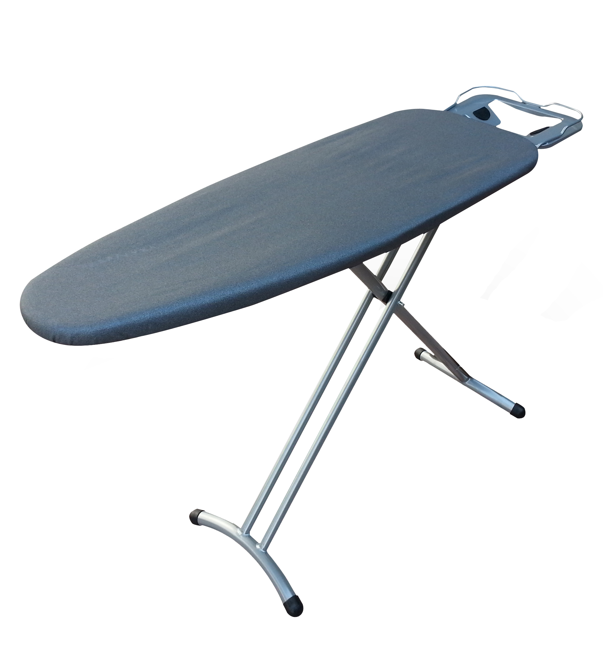 M&K PREMIUM IRONING BOARD 111X30CM, REST 19X25CM, SILVER COVER