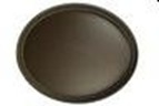 27"X22" FIBERGLASS NON-SLIP OVAL TRAY BLACK