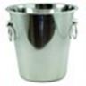 S/S WINE/CHAMPAGNE BUCKET W/ RING HANDLE/MIRROR FINISH 21X20CM