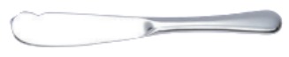 BUTTER KNIFE 17CM, 62G, 18/10, S/S - ROYALSTEEL