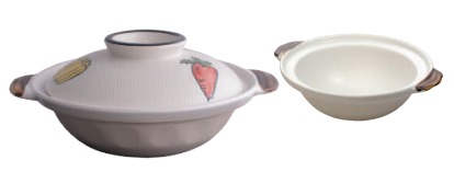 JAPANESE CLAY POT W/ COVER 11X5CM