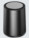 ROOM WASTE BIN 230X320MM, 410 S/S IN BLACK PVD, PLASTIC LINER
