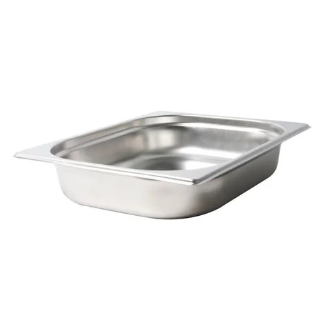 201 S/S GN PAN 1/2 SIZE, 100MM DEEP, THICKNESS 0.6MM, STEELCRAFT BY SAFICO
