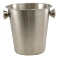 S/S WINE COOLER BUCKET W/ HANDLES, KNOB HANDLE D210XH220MM
