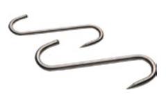 S/S S POULTRY HANGER 8"