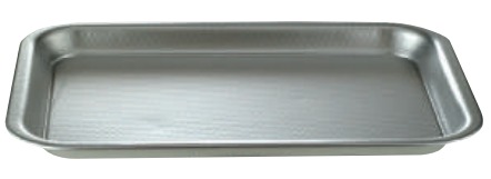 ALUMINIUM RECTANGULAR TRAY ROUGH SURFACE 22X17"