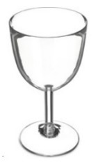 LIBERTY POLYCARBONATE WHITE WINE CRYSTAL GLASS 10½OZ