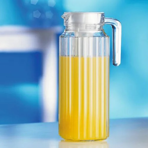 QUADRO GLASS JUG W/ LID 1.1L-37OZ, LUMINARC