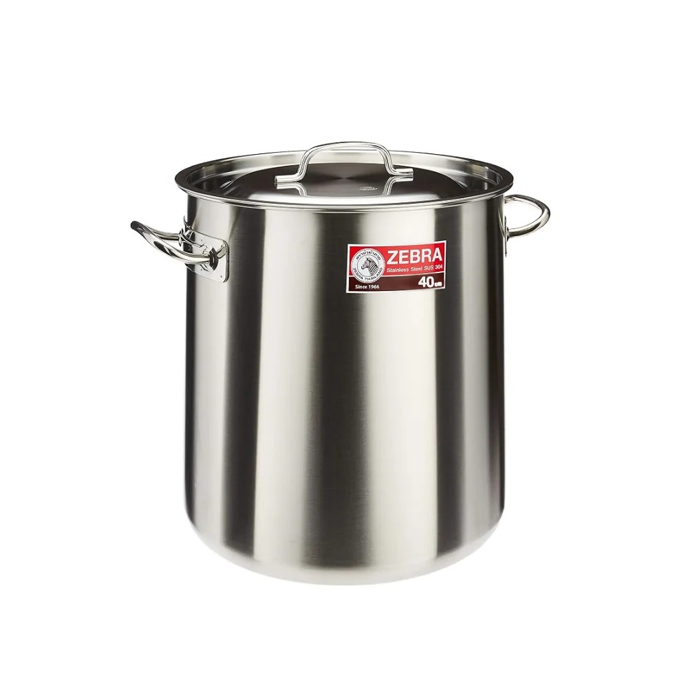 ZEBRA S/S STOCK POT 40CM, 50L