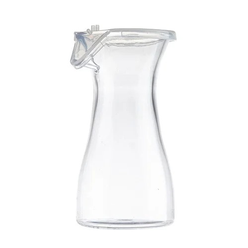 TABLECRAFT PLASTIC CARAFE W/ POLYPROPYLENE LID, 11OZ, CLEAR