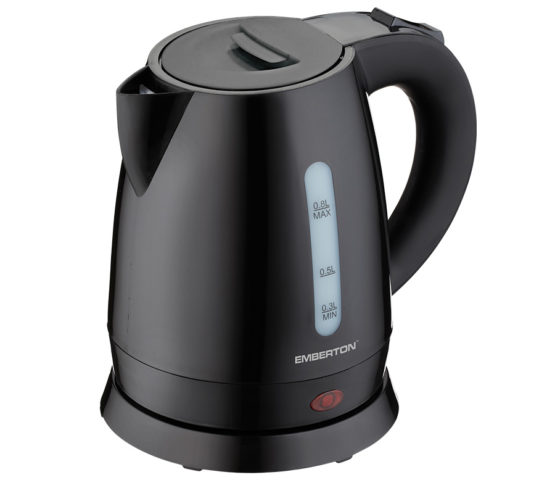 EMBERTON GUILDFORD PREMIUM HOTEL KETTLE 0.8L - BLACK