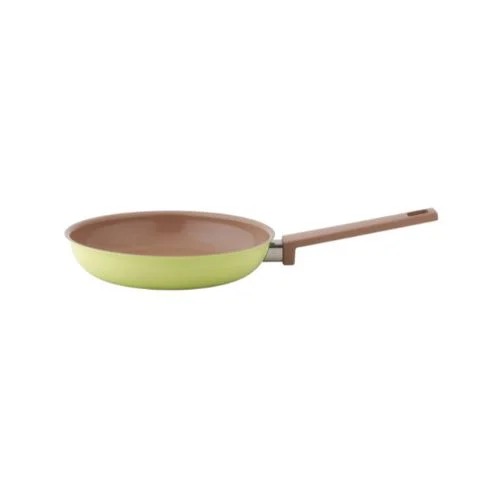 ALUMINIUM NONSTICK CERAMIC INDUCTION USABLE FRYPAN D20XH4.5CM, GREEN, SAFICO PRO