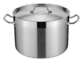 S/S CASSEROLE POT D400XH260MM, 32L, W/ SANDWICH THERMORADIANT BOTTOM & COVER