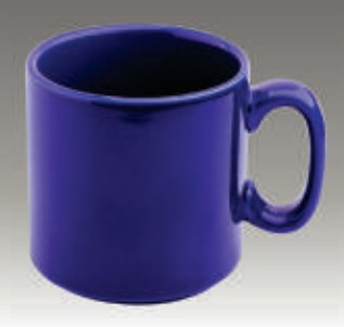 DURABLE WARE BLUE COFFEE MUG 10½OZ, 310CC, ROYAL WHITE