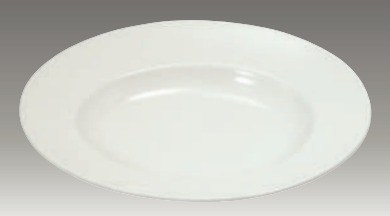DURABLE WARE OVAL DEEP PLATE 28CM, ROYAL WHITE