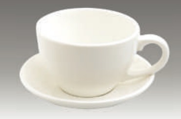 DURABLE WARE CAFE AULAIT CUP 300CC, ROYAL WHITE