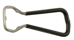 WINE BOTTLE OPENER L9CM W/ PLASTIC COATED OVER HANDLE