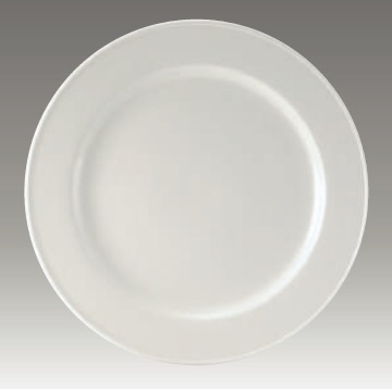 DURABLE WARE RIM PLATE 18CM, ROYAL WHITE