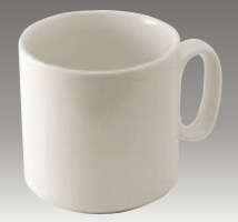DURABLE WARE WHITE COFFEE MUG 10½OZ, 310CC, ROYAL WHITE